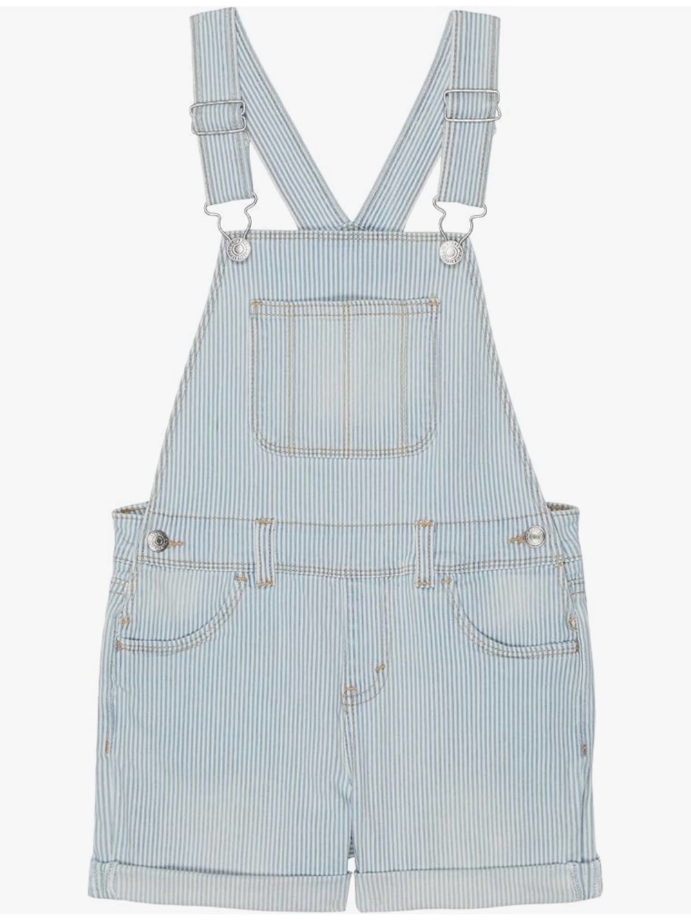 Levi’s Girls' and Baby Denim Shortall 7